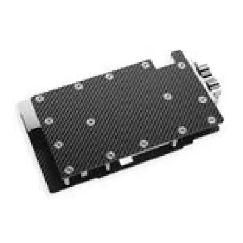 Taustalevy Alphacool 10261 alumiini kromi kupari musta 95,7 mm