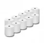 Qoltec 51892 lämpöpaperirulla 80 x 80 | 55 g/m² | 10 kpl | BPA-vapaa