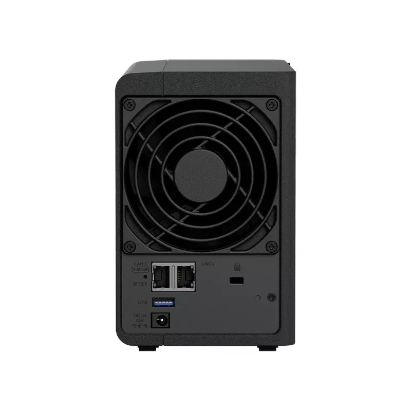Synology DS225+ 2 Bay NAS työpöytä Intel® Celeron® J4125 2 GB DDR4 Synology DSM musta – vain Synology HDD