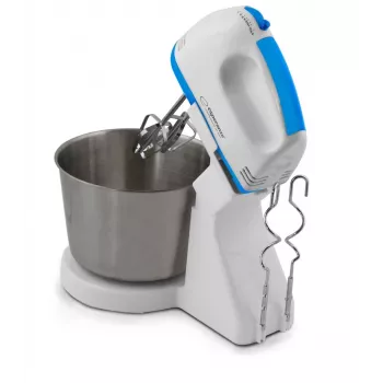 Yleiskone ESPERANZA EKM019WB — 150 W, 2,5 l kulho, 7 nopeutta, taikinakoukku, kaksoisvispilä, valkoinen