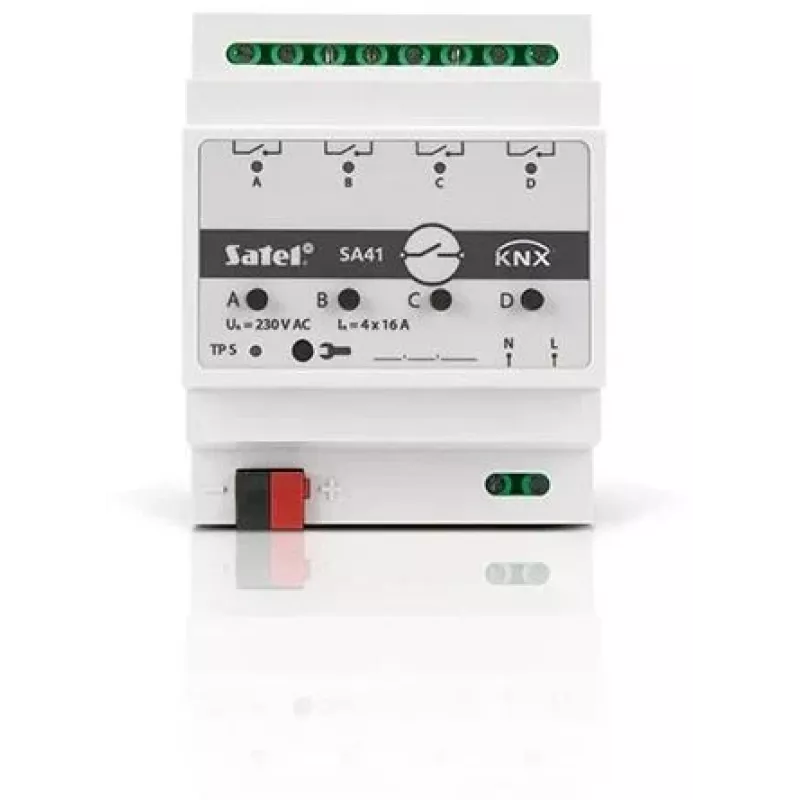 SATEL KNX 4-kanavainen kytkinaktori KNX-SA41