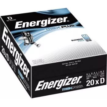 Energizer Battery Max Plus E301323704 D/Mono/LR20 20 kpl/pakkaus.