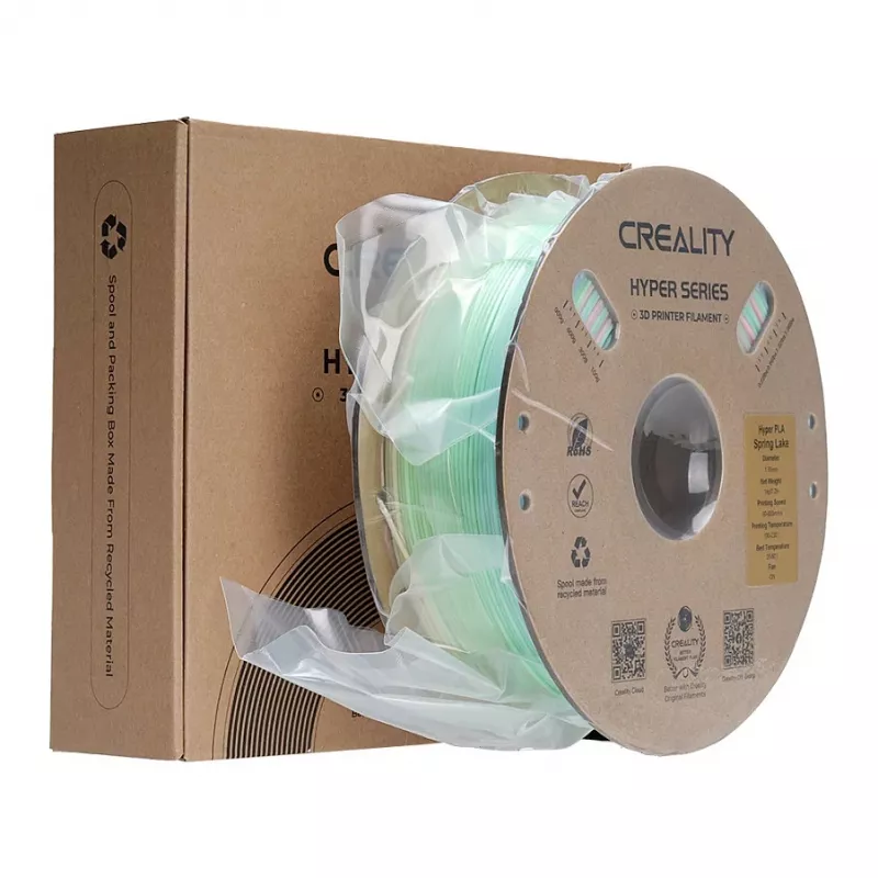 3D-tulostusfilamentti Creality PLA 1,75 mm, 1 kg – sininen/vihreä/pinkki (Creality 3301010424)