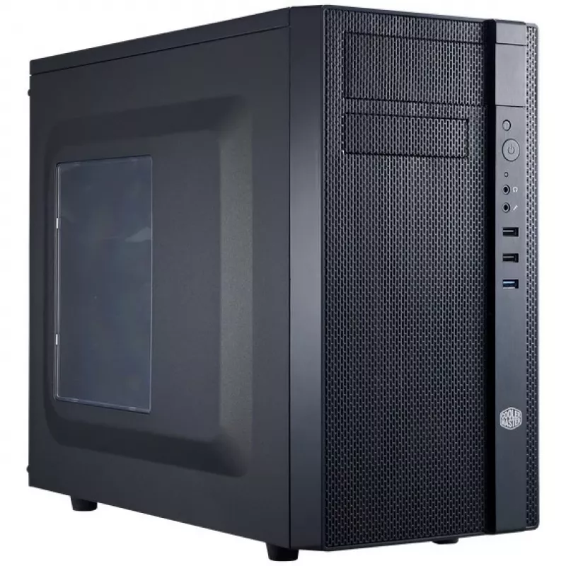Cooler Master N200 - torni - Mini ITX / Micro ATX - ilman virtalähdettä (ATX / PS/2)