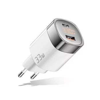 GaN USB Type-C, USB Type-A -laturi: 33W, PPS
