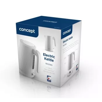 Vedenkeitin Concept Solution RK2390, muovikotelo, 1,7 L, valkoinen