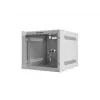 Lanberg WF10-2304-10S 10" seinäkiinnitteinen rack-kaappi 4U, 280×310 mm, lasiovi, 20 kg, harmaa (RAL 7035)