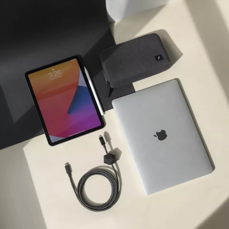 Native Union Anchor USB-C–USB-C-kaapeli, 240 W, 3 m, Zebra