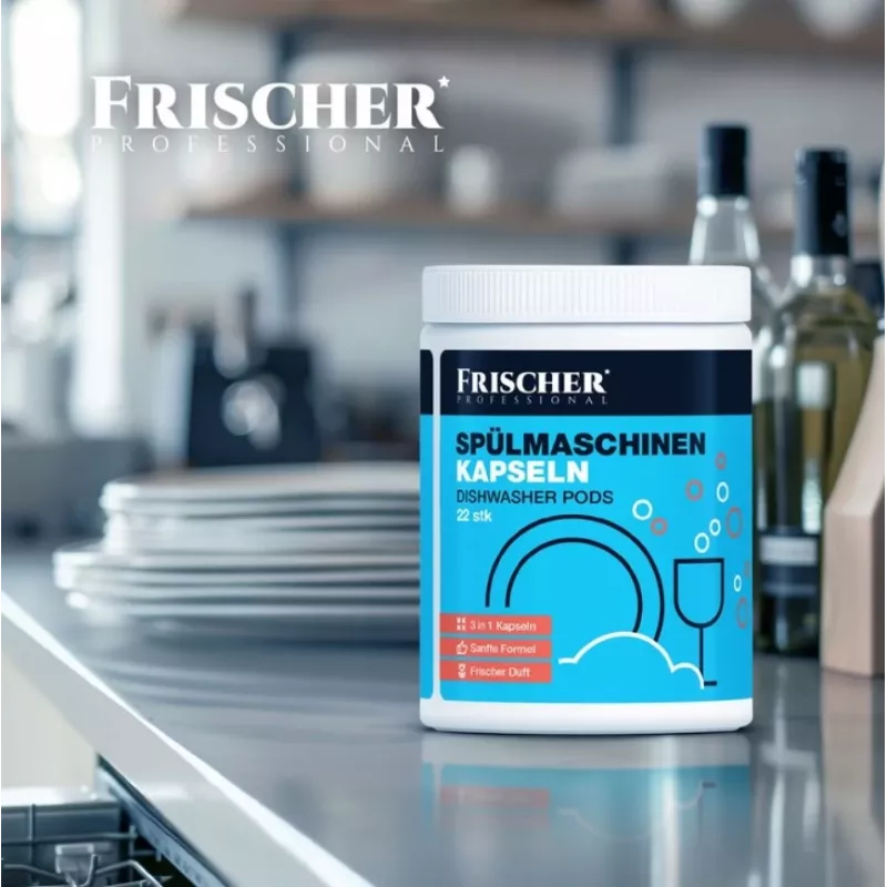 Frischer 3-in-1 astianpesukapselit, 22 kpl