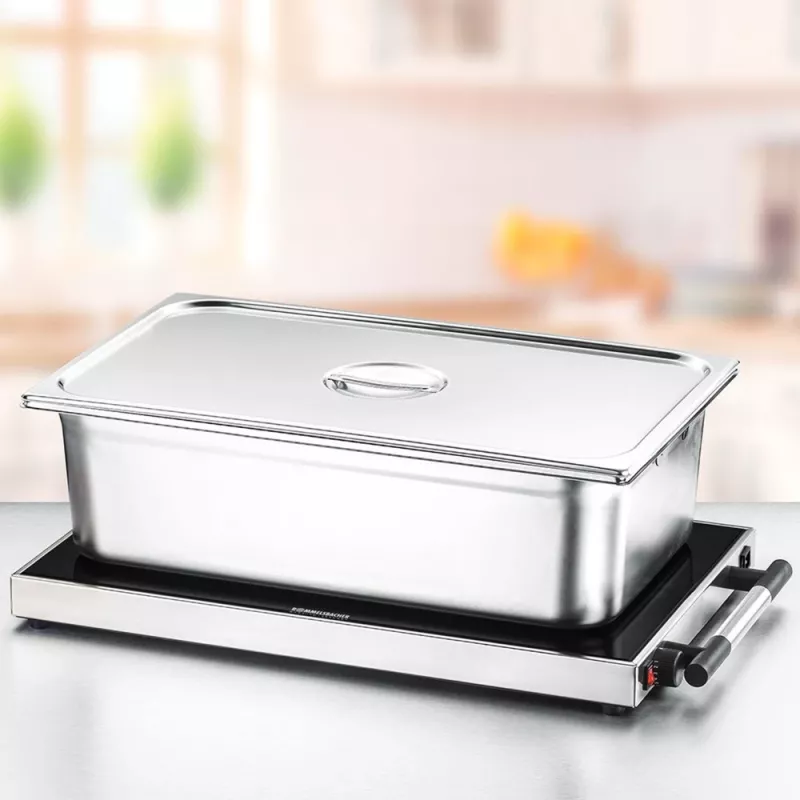 Lämpölevy Rommelsbacher WPR 307/E 300 W – buffet-lämpölevy ruokien lämpimänä pitämiseen