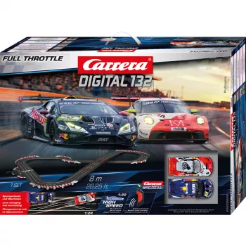 Carrera DIGITAL 132 Full Throttle rata CARRERA — slotcar digitaalinen mittakaava 1:32