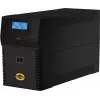 Keskeytymätön virransyöttö ORVALDI ID2K0CH Line-Interactive 2 kVA / 1200 W, 24 V, 9 Ah akut, LCD, USB, kompakti musta