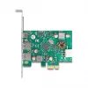 DeLOCK PCI Express x1 -kortti USB Type-C PD 30W 2x USB Type-A 5Gbps