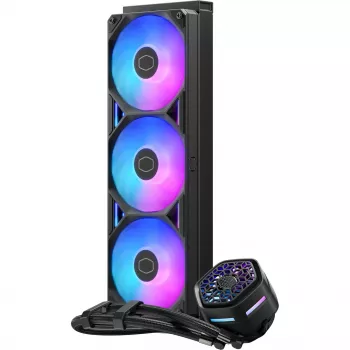 360 mm AIO-nestemäinen jäähdytin Cooler Master MasterLiquid 360 Atmos II VRM-tuuletin MLX-D36M-A25SZ-V1 RGB:llä