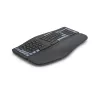 Langaton ergonominen näppäimistö HAMA WK-900 musta USB, kompakti asettelu, langaton yhteys