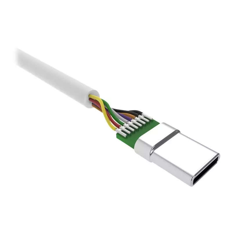 Silicon Power Boost Link PVC LK10AC USB-kaapeli 1m USB A USB C valkoinen