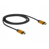 HDMI-kaapeli DeLOCK 85727 1 m tyyppi A uros-uros musta kulta