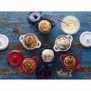 Staub Mini Cocotte pyöreä, 4 kpl - 200 ml, punainen