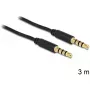 Audiokaapeli DeLOCK 3,5 mm - 3,5 mm 3 m