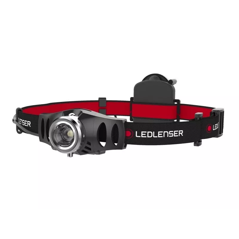 Otsalamppu Led Lenser H3.2 musta punainen