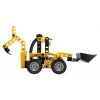 Rakennussarja LEGO Technic Backhoe Loader 42197 — nivelohjaus, toimiva kuormaaja, 104 osaa, suositeltu ikä 7+