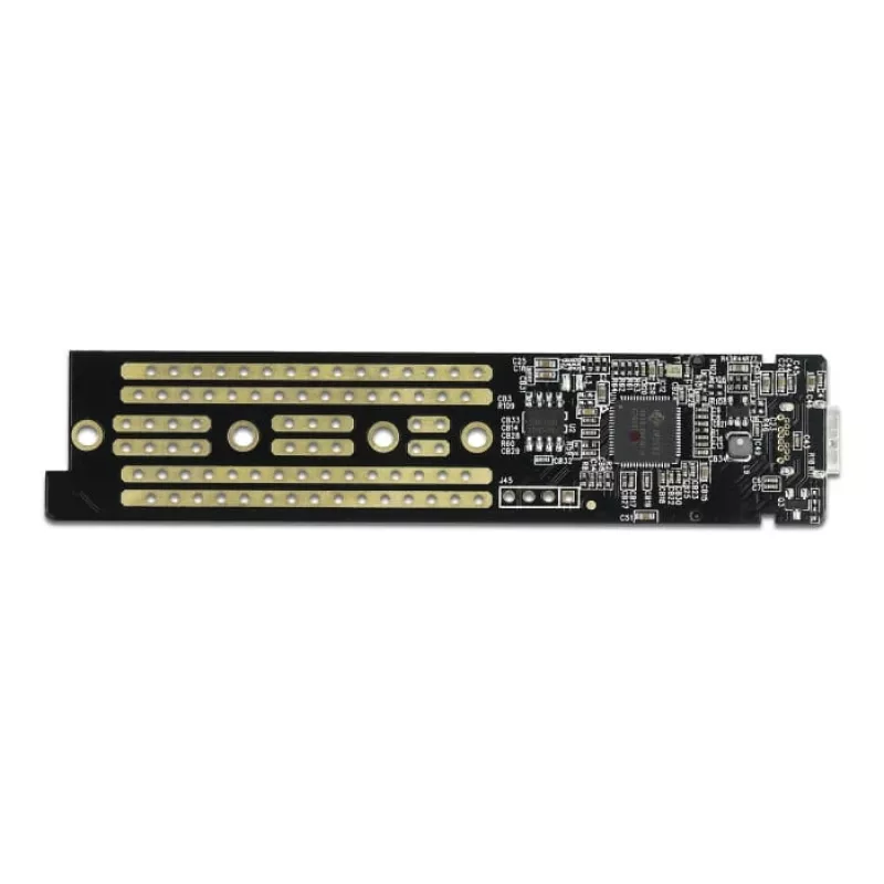 SSD-kotelo DeLOCK 42620 ulkoinen kotelo M.2 NVMe PCIe SSD:lle USB Type-C-liittimellä, läpinäkyvä