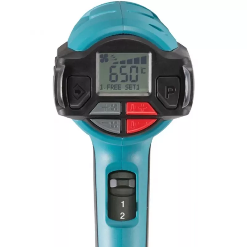 Makita HG6531CK kuumailmapuhallin 550 l/min 650 °C 2000 W vihreä