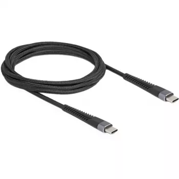 DeLOCK USB-kaapeli USB 2.0 2m USB-C musta 81125