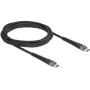 DeLOCK USB-kaapeli USB 2.0 2m USB-C musta 81125