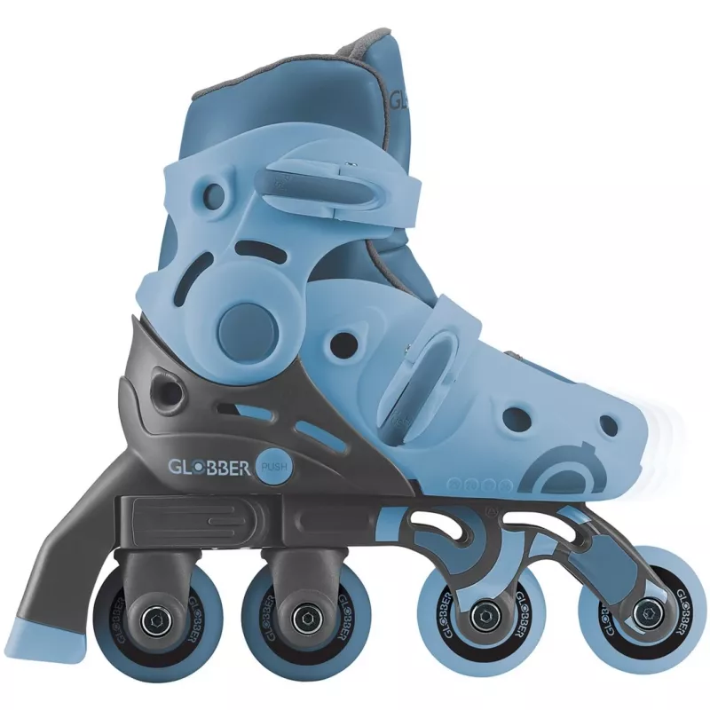 Inline-rullaluistimet GLOBBER Learning Skates 2-in-1 koko 26-29 sininen