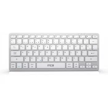 INCA näppäimistö IBK-565BT BT 5.0, Smart, akku 150Std, 8-10m hopea