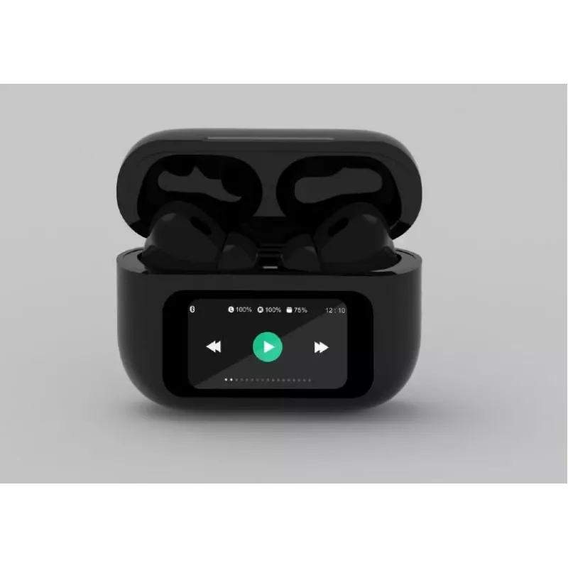 Kuulokkeet BLUETOOTH/TWS-LCD-ANC-01-BK Gembird