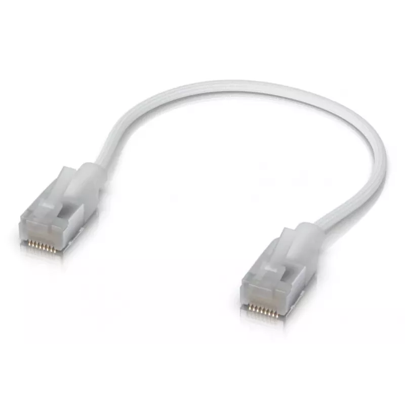 UBIQUITI UNIFI PREMIUM PATCH CABLE. ULTRA-OHUT PUNOTTU SUOJATTU RJ45 PATCHKAAPELI, KEHITETTY JA OPTIMOITU 10 GBE -VERKKOIHIN (0,15 M)