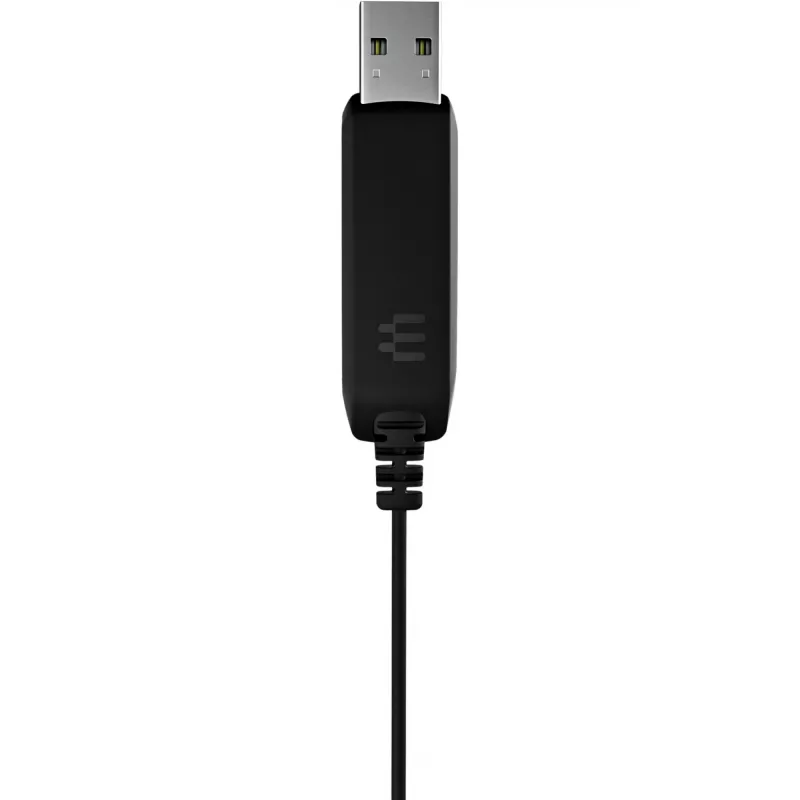Sennheiser PC 7 USB -kuulokemikrofoni johdollinen panta toimisto/call center USB Type-A musta