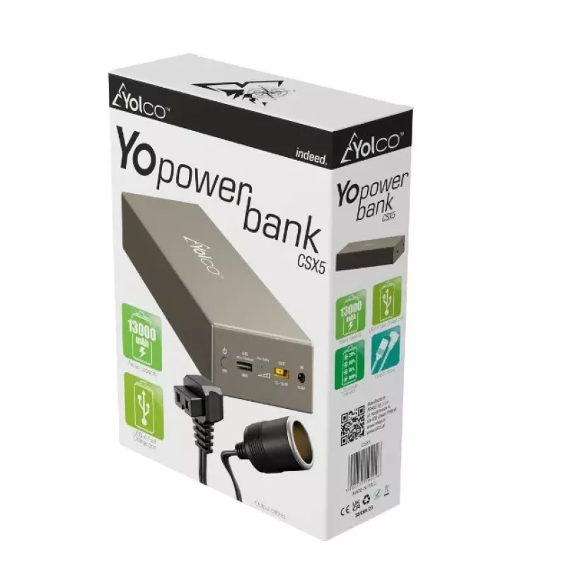 Yolco Ulkoinen akku powerbank Yolco CSX5 -jääkaapeille