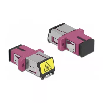 Kuitukytkin DeLOCK 86891 SC Simplex naaras SC Simplex naaras Multimode violetti