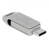 USB-muistitikku DeLOCK 128 GB USB-C Type-A kääntömalli
