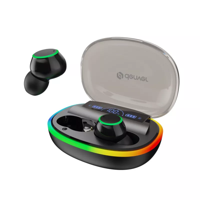 Denver TWE-55B True Wireless Bluetooth-nappikuulokkeet, musta
