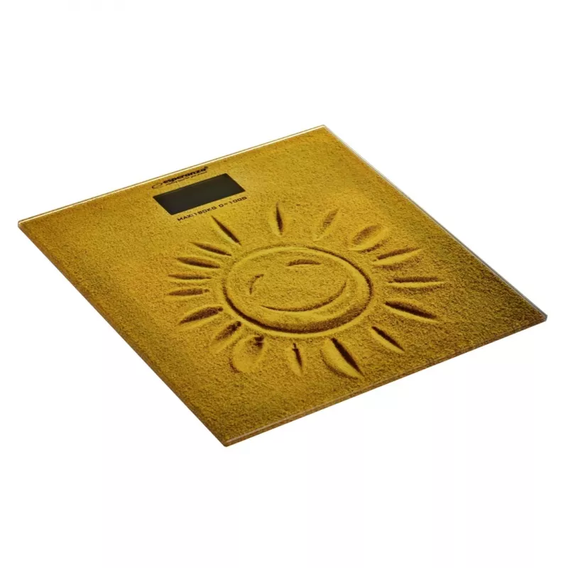 Esperanza EBS006 henkilövaaka elektroninen henkilövaaka neliömäinen beige