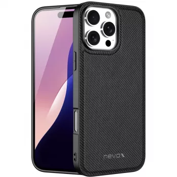 StyleShell Nylo, puhelinkotelo musta, iPhone 16 Pro Max