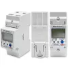 Qoltec 50882 yksivaiheinen elektroninen energiankulutusmittari DIN-kiskoon | Wi-Fi | TUYA | 230V | LCD