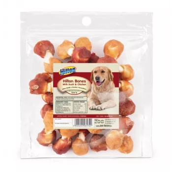 HILTON Bones ankanlihalla ja kanalla - koiran pureskelutuote - 500 g