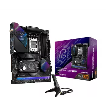 Emolevy ASRock X870 Riptide WiFi — ATX, AMD X870, Socket AM5, DDR5, 4 DIMM, 256 GB, Wi-Fi 7, 2,5GbE