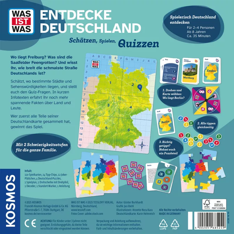 WAS IST WAS - Entdecke Germany, lautapeli