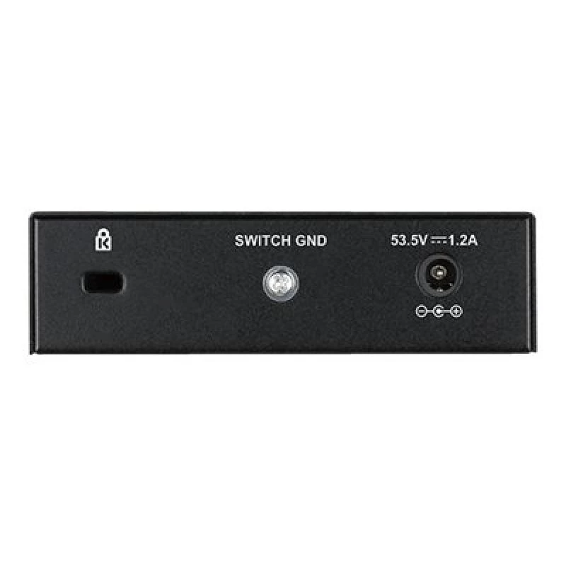 D-Link DGS-1005P/E -verkkokytkin, hallitsematon, Gigabit Ethernet (10/100/1000), Power over Ethernet (PoE), musta