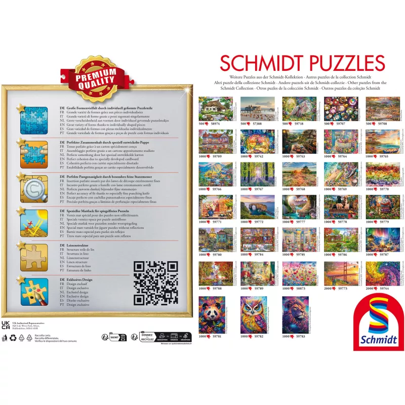 Palapeli Schmidt Spiele Sleeping Velvet Paws 1000 palaa