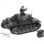 Rakennussarja Cobi Panzerkampfwagen II Ausf. F – 813 osaa, musta, ikä 9+