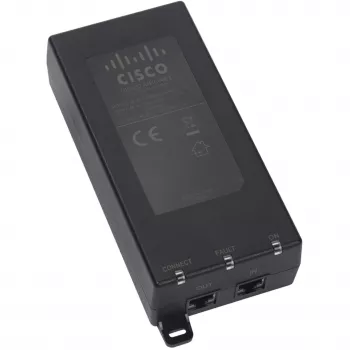 PoE-injektori Cisco AIR-PWRINJ6 — jopa 30 W, Gigabit Ethernet, IEEE 802.3at, musta