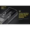 Nitecore UMS2 akkulaturi kotitalousparistoille DC litiumioni nikkelikadmium