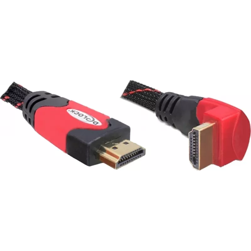HDMI-kaapeli DeLOCK 82688 5 m musta punainen